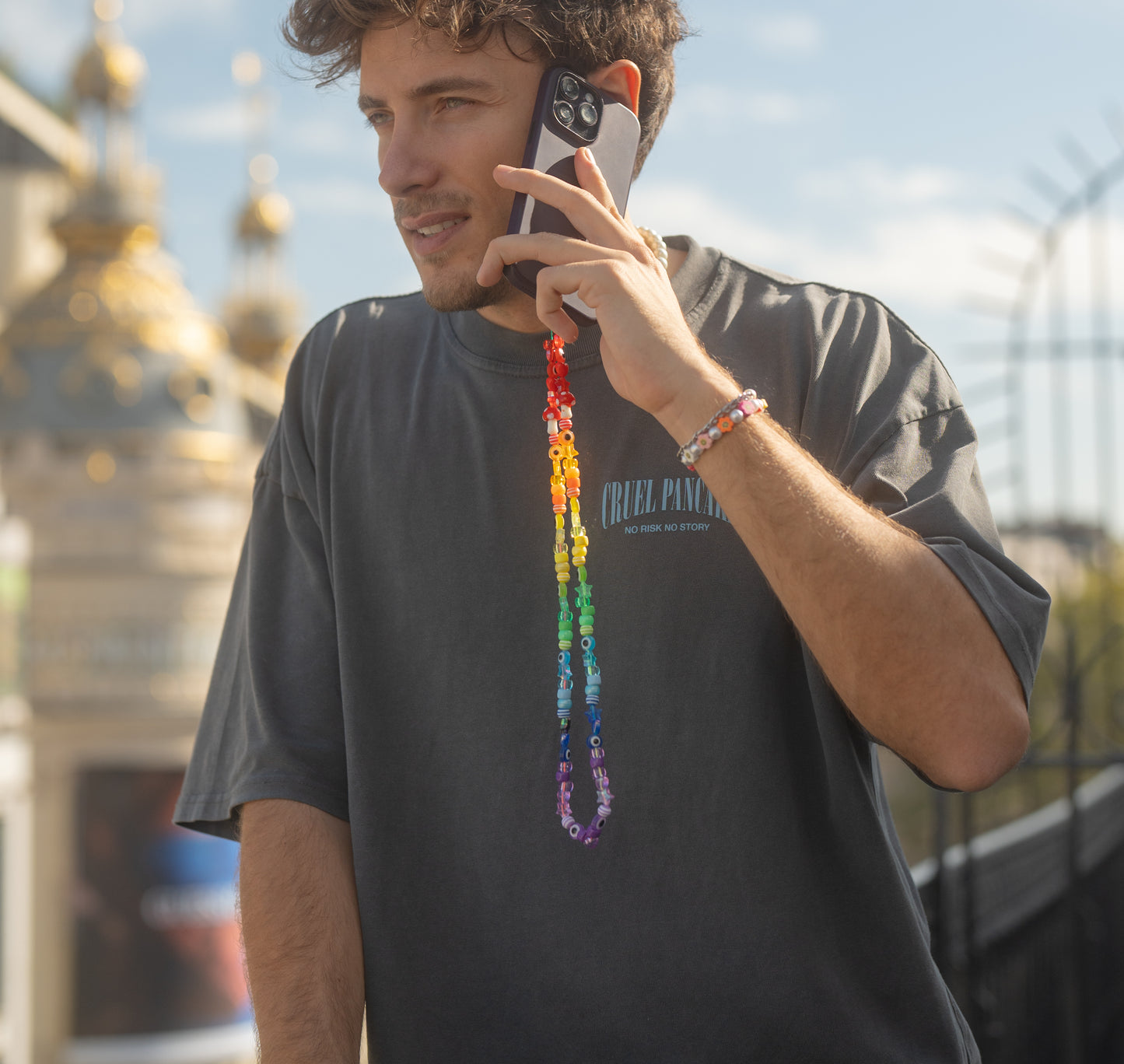 Chaine de téléphone Rainbow